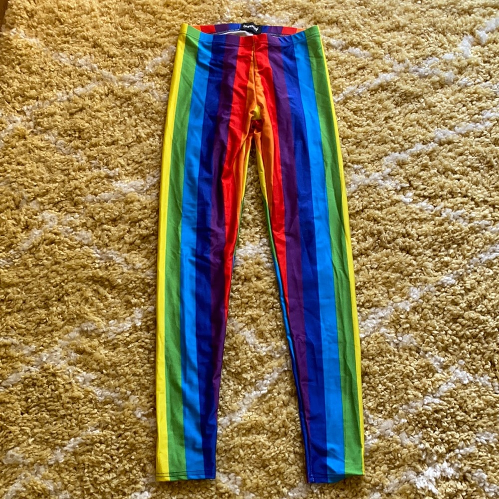Bright Rainbow Leggings!